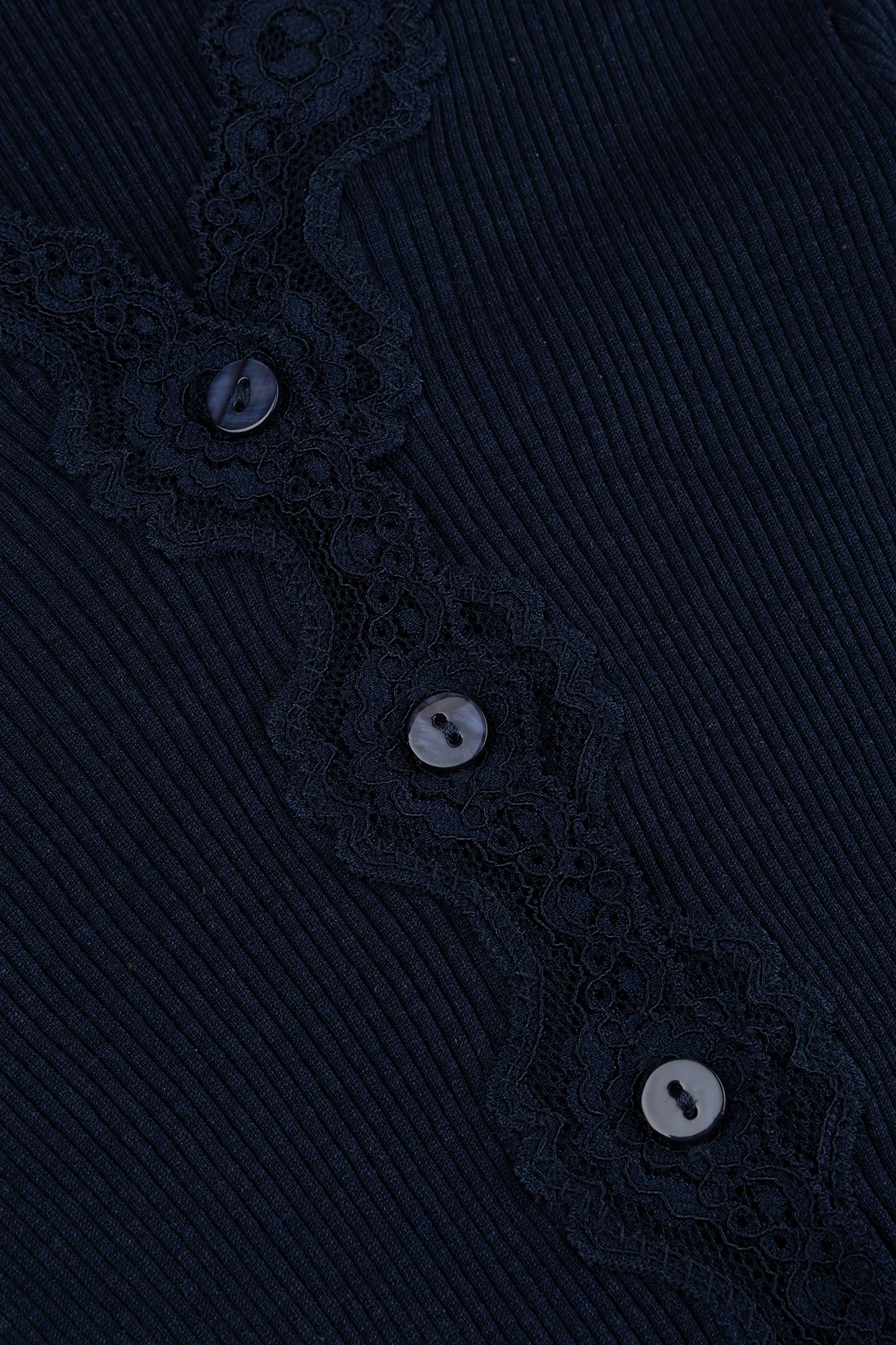 Babette V-neck Vest Marine-navy - Image 3