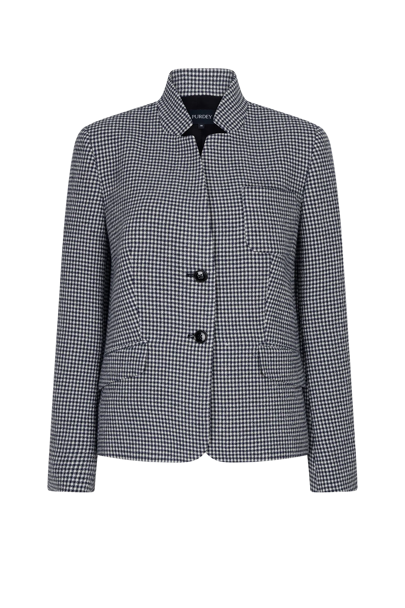 Kayla Blazer Marine-navy Print