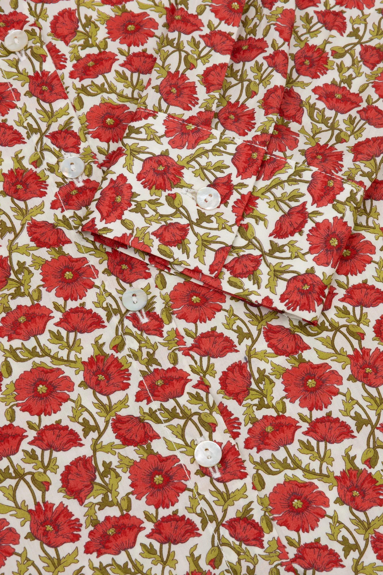 Mayla Blouse Rood Print - Image 3