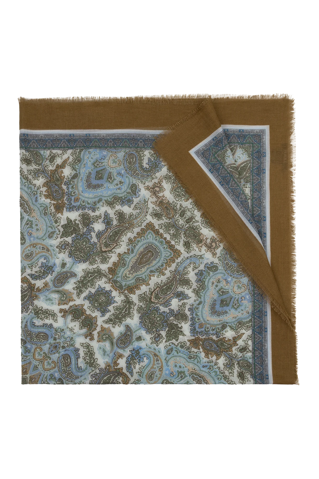 Gaby Shawl Khaky Print - Image 2