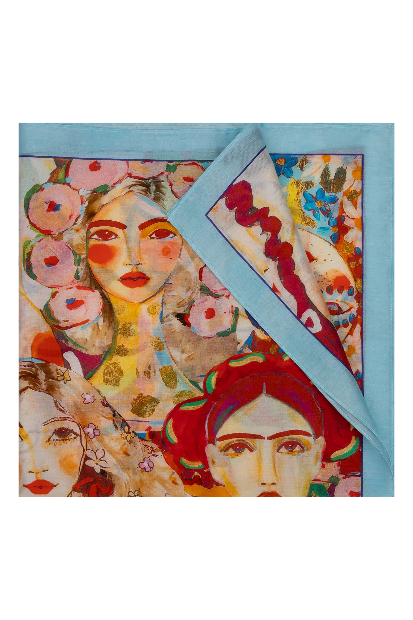 Grace Shawl Off-white Print - Image 3