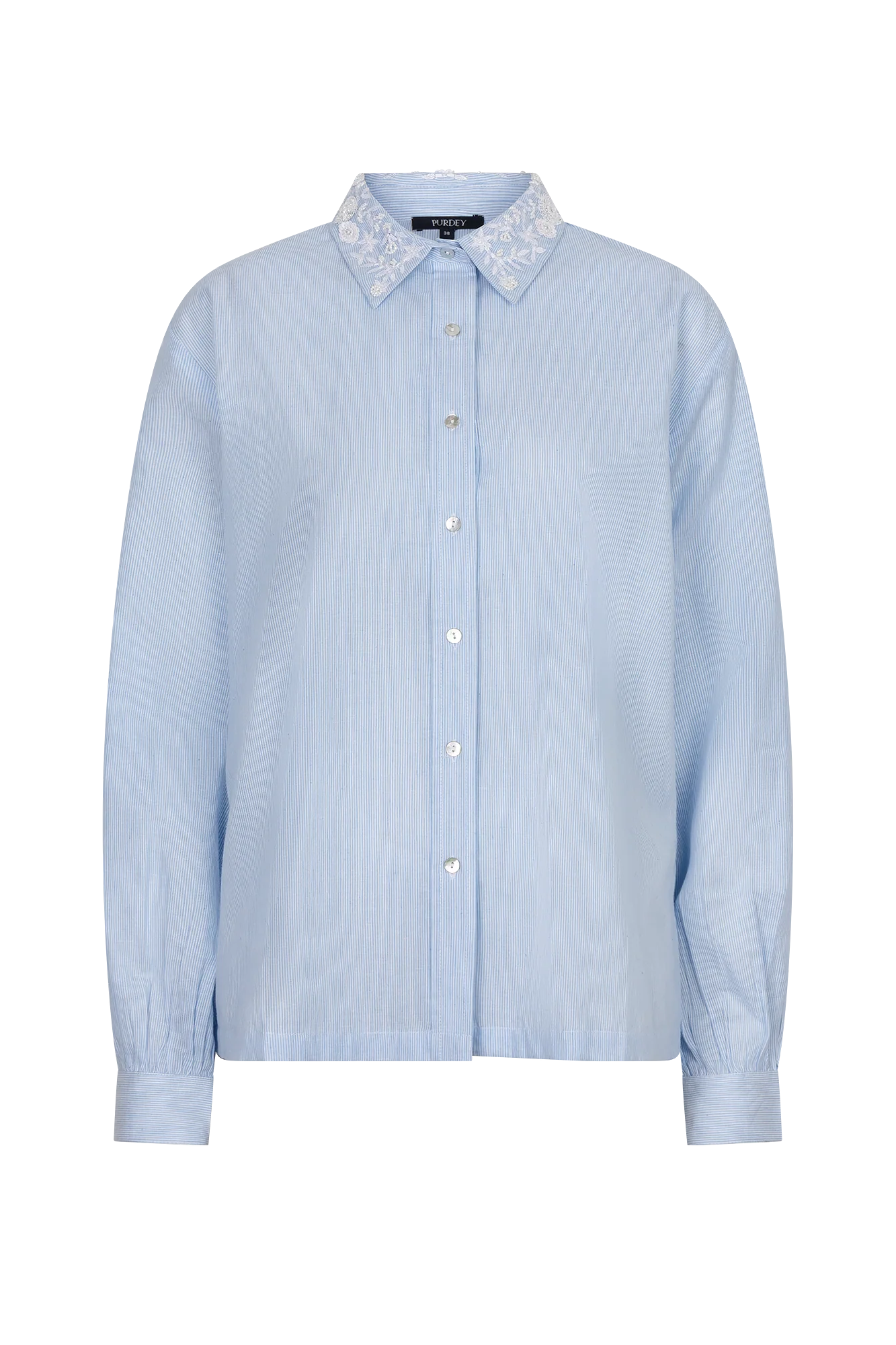 Karin Blouse Licht Blauw