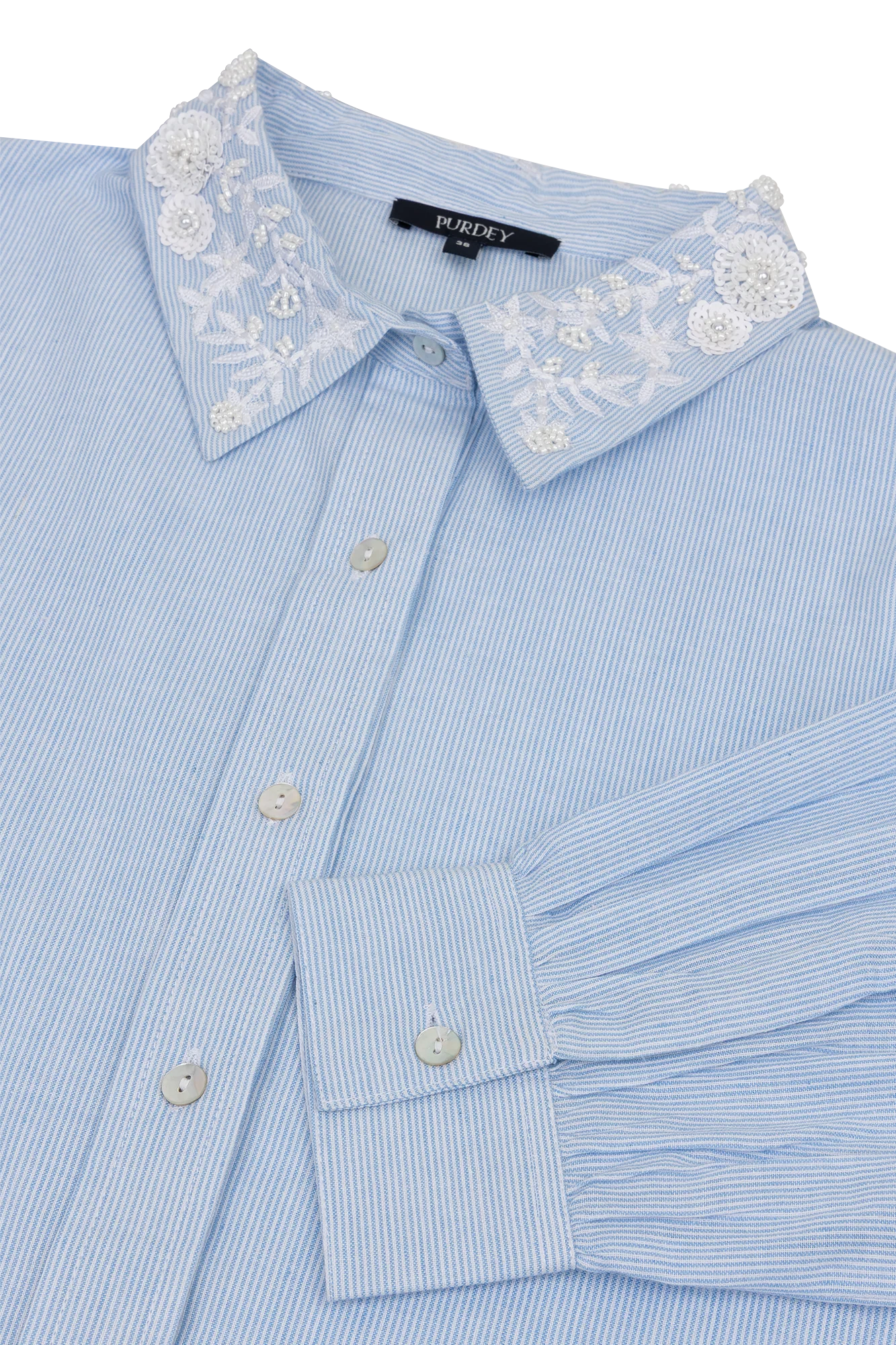 Karin Blouse Licht Blauw - Image 4
