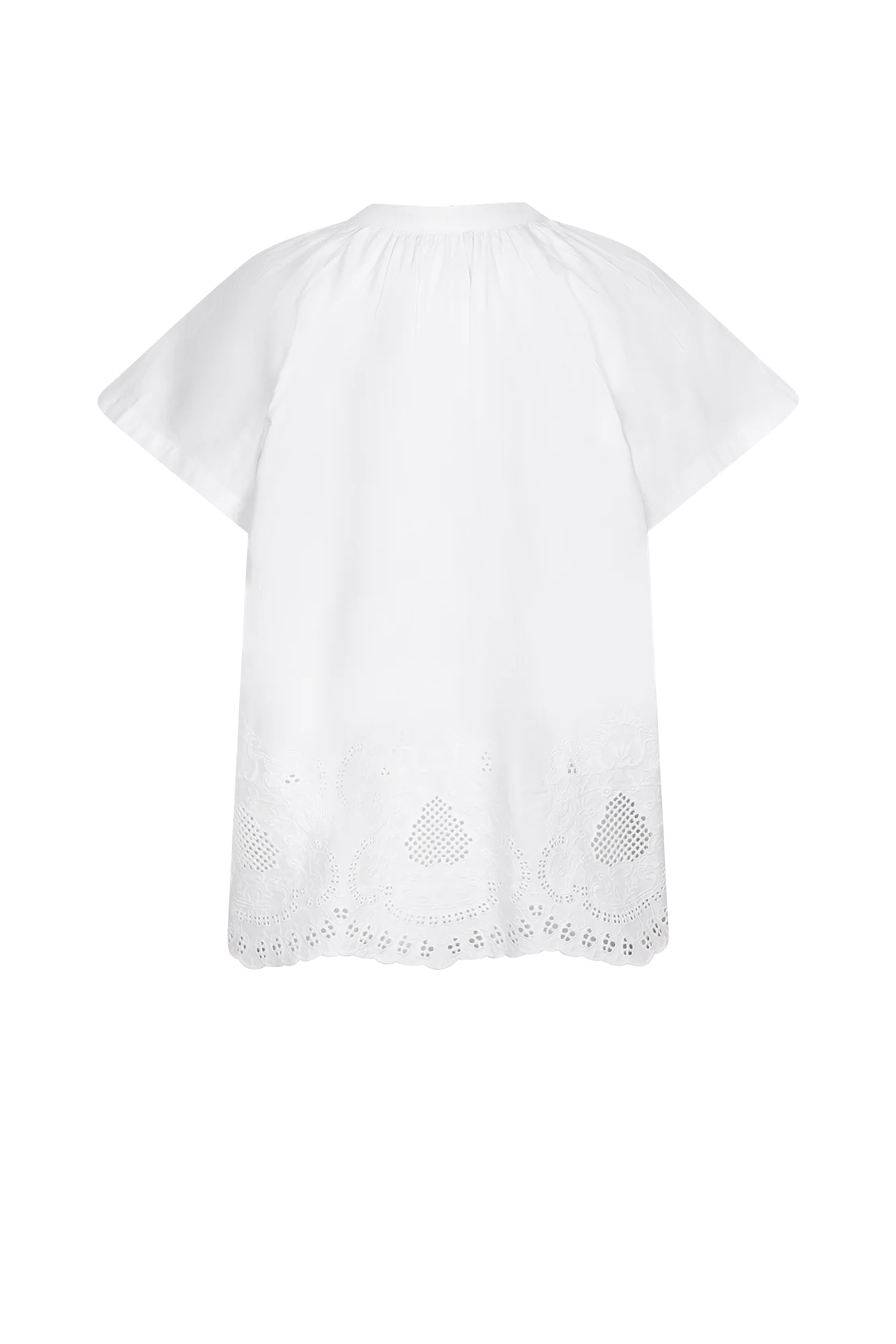 Karo Blouse Wit - Image 2