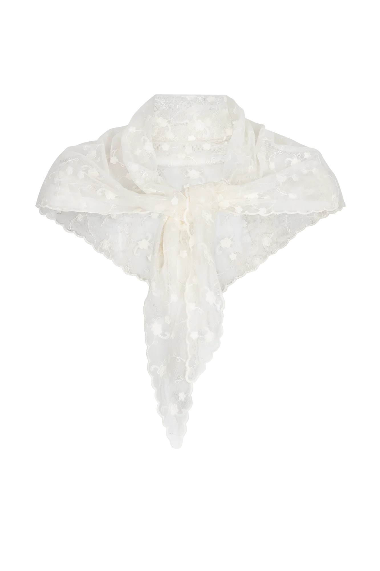 Lana Shawl Off-white - Image 3