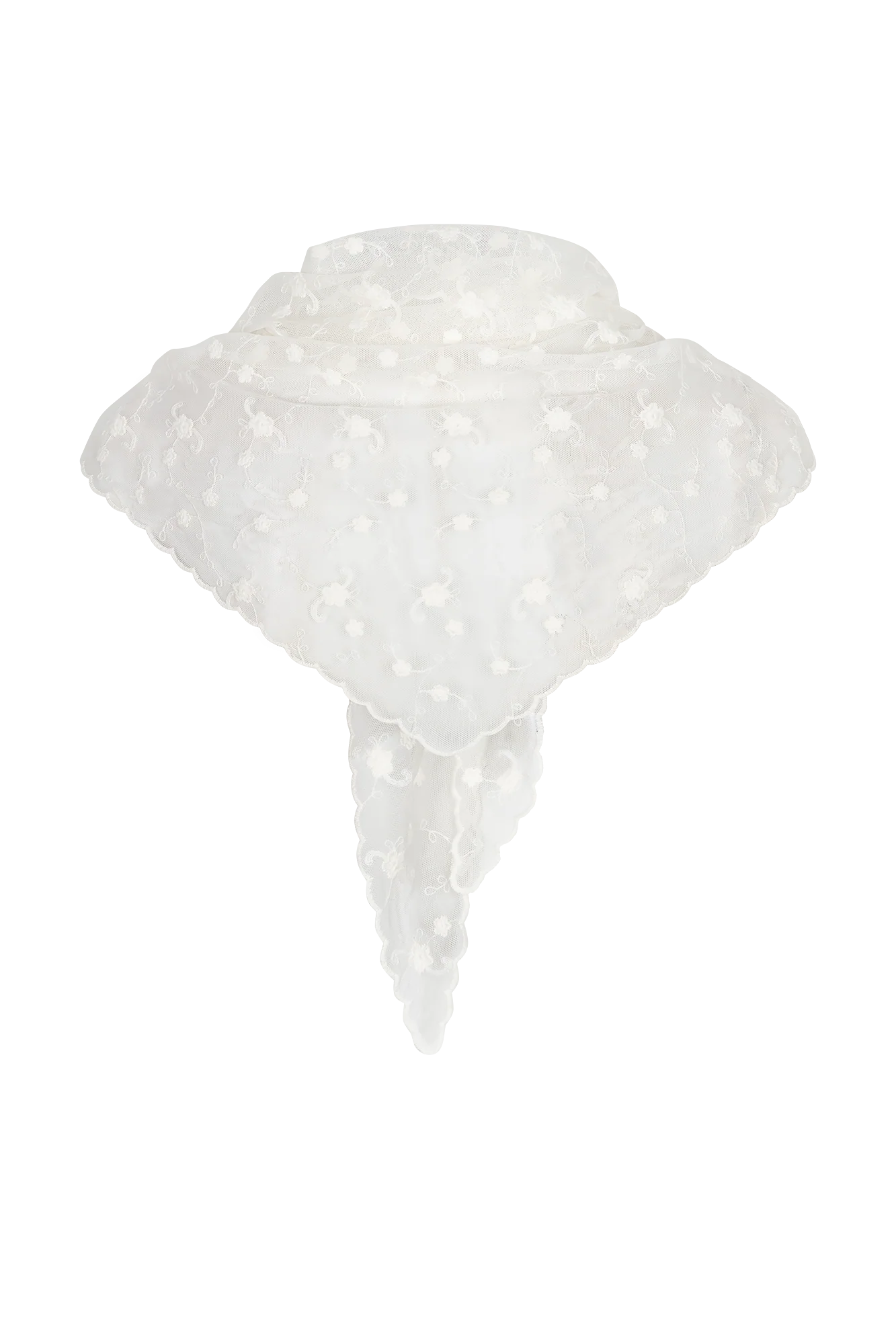 Lana Shawl Off-white - Image 4
