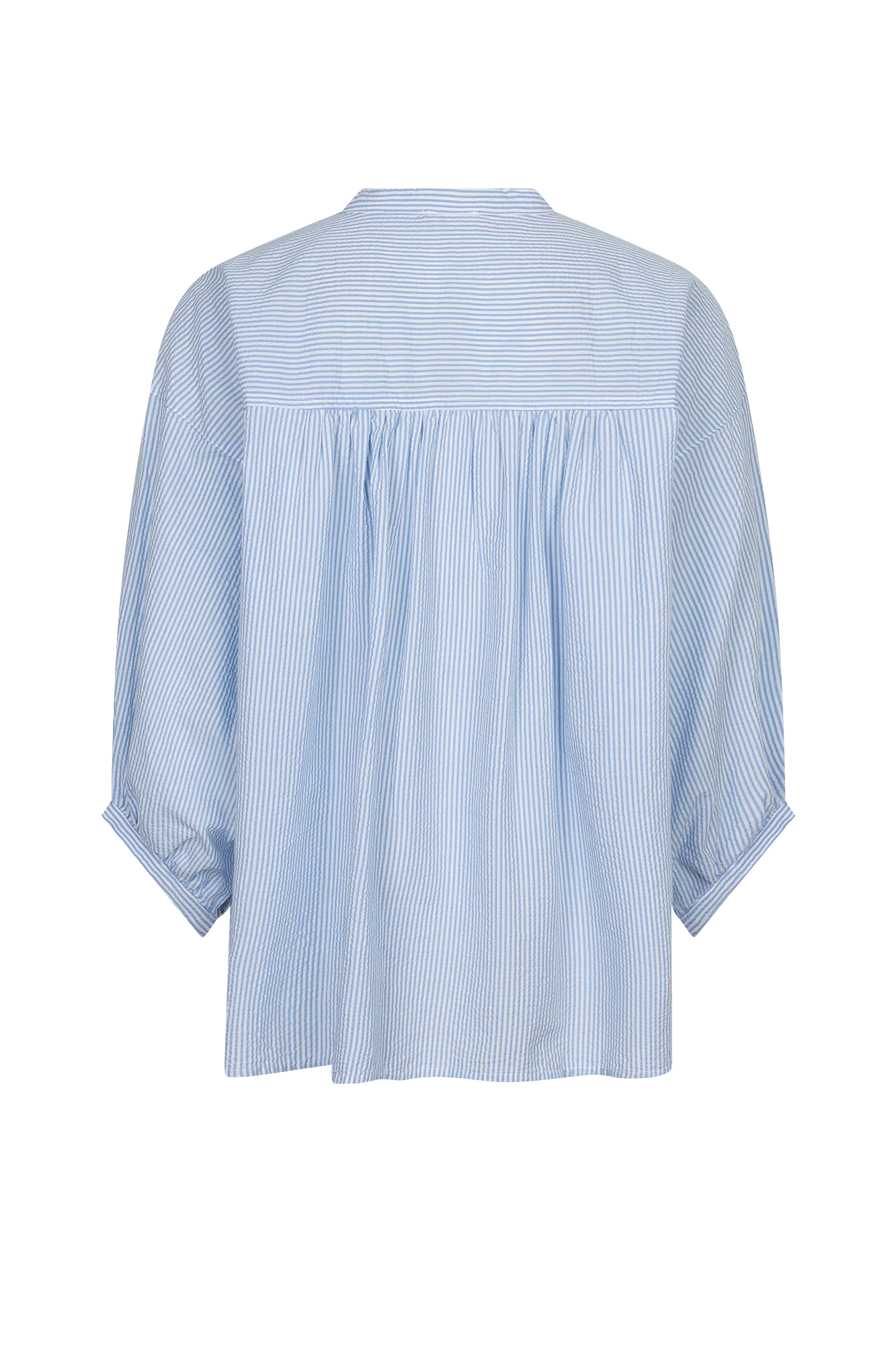 Laurie Blouse Licht Blauw Streep - Image 4