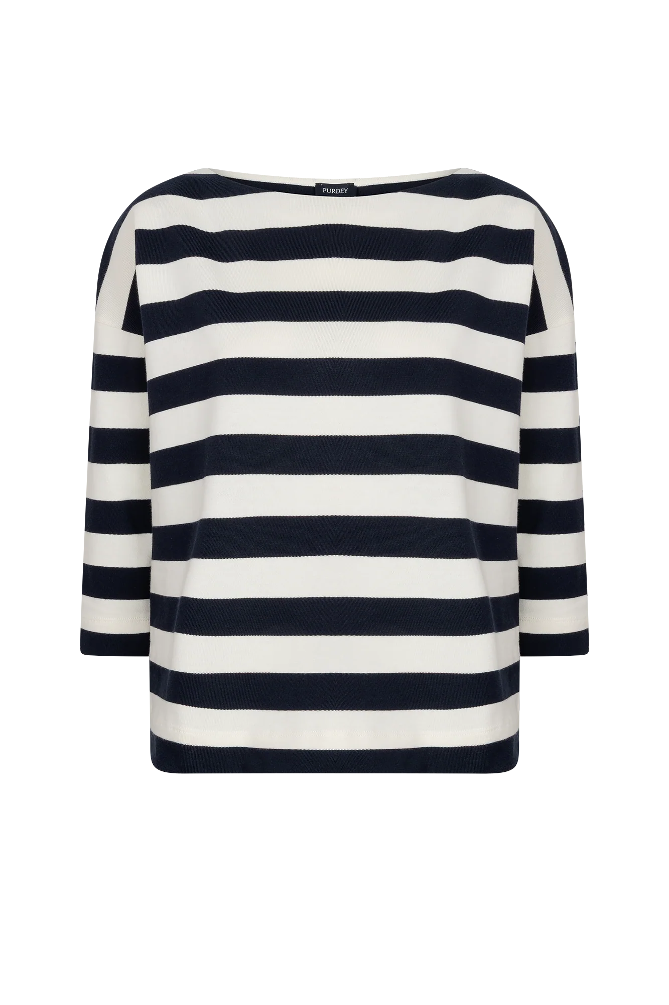 Layla Top Marine-navy Print