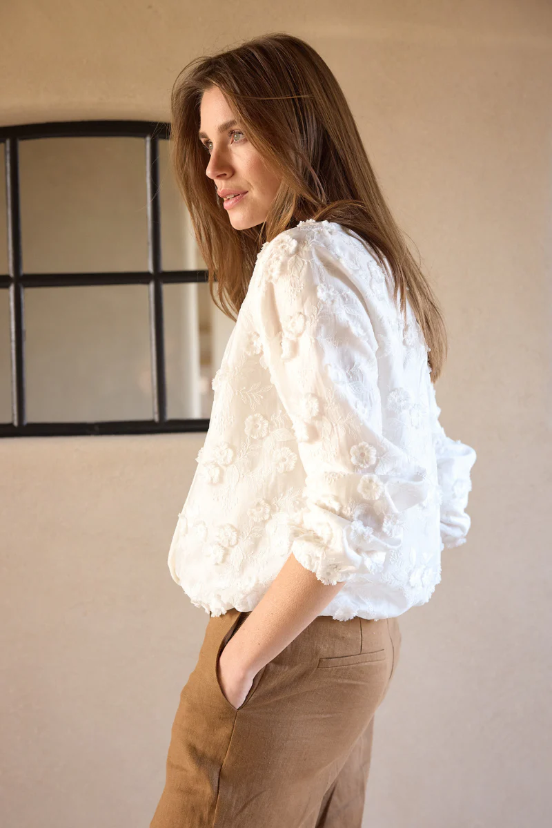 Nelin Blouse Off-white - Image 3