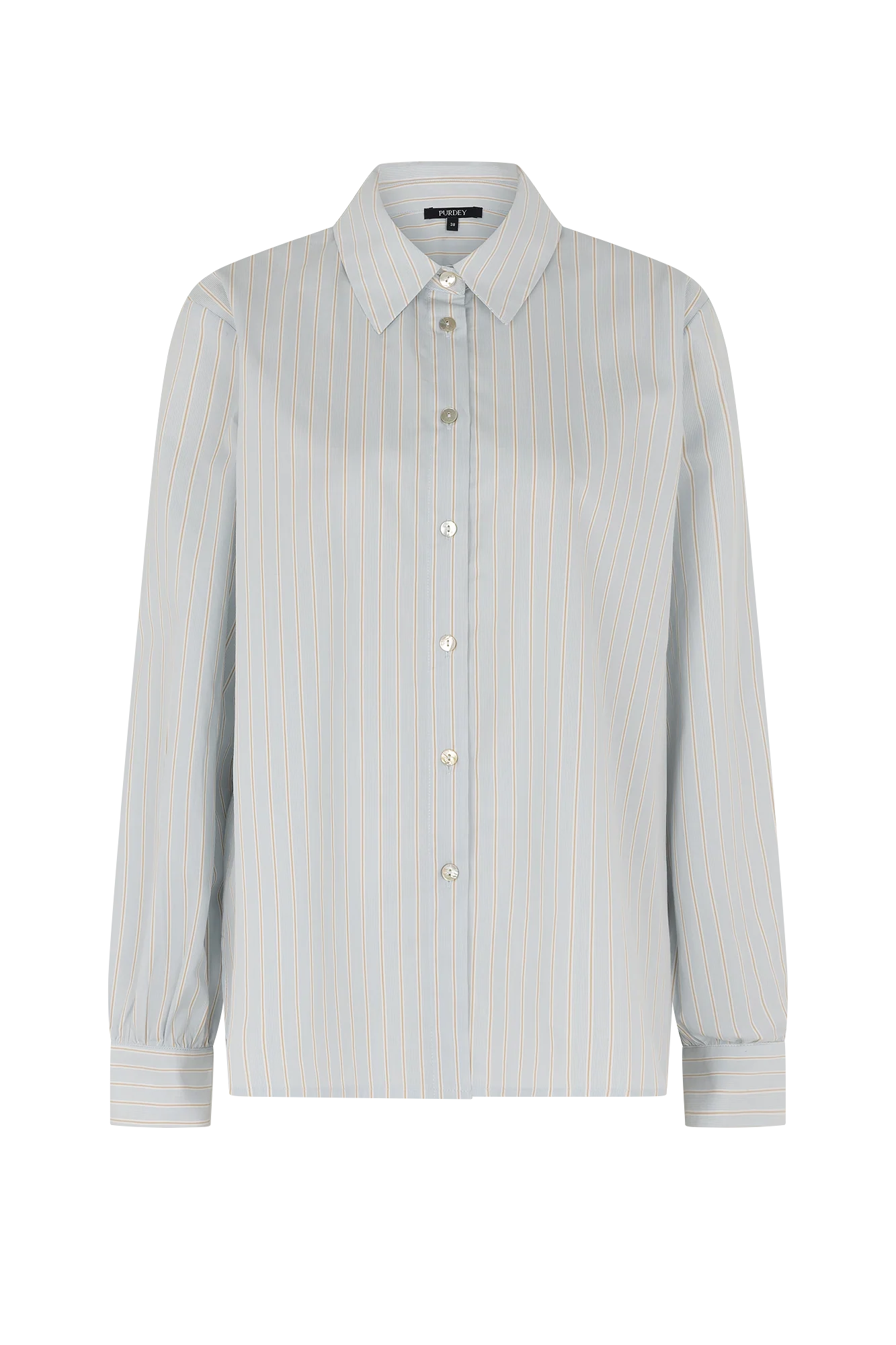 Nimre Blouse Licht Blauw Print