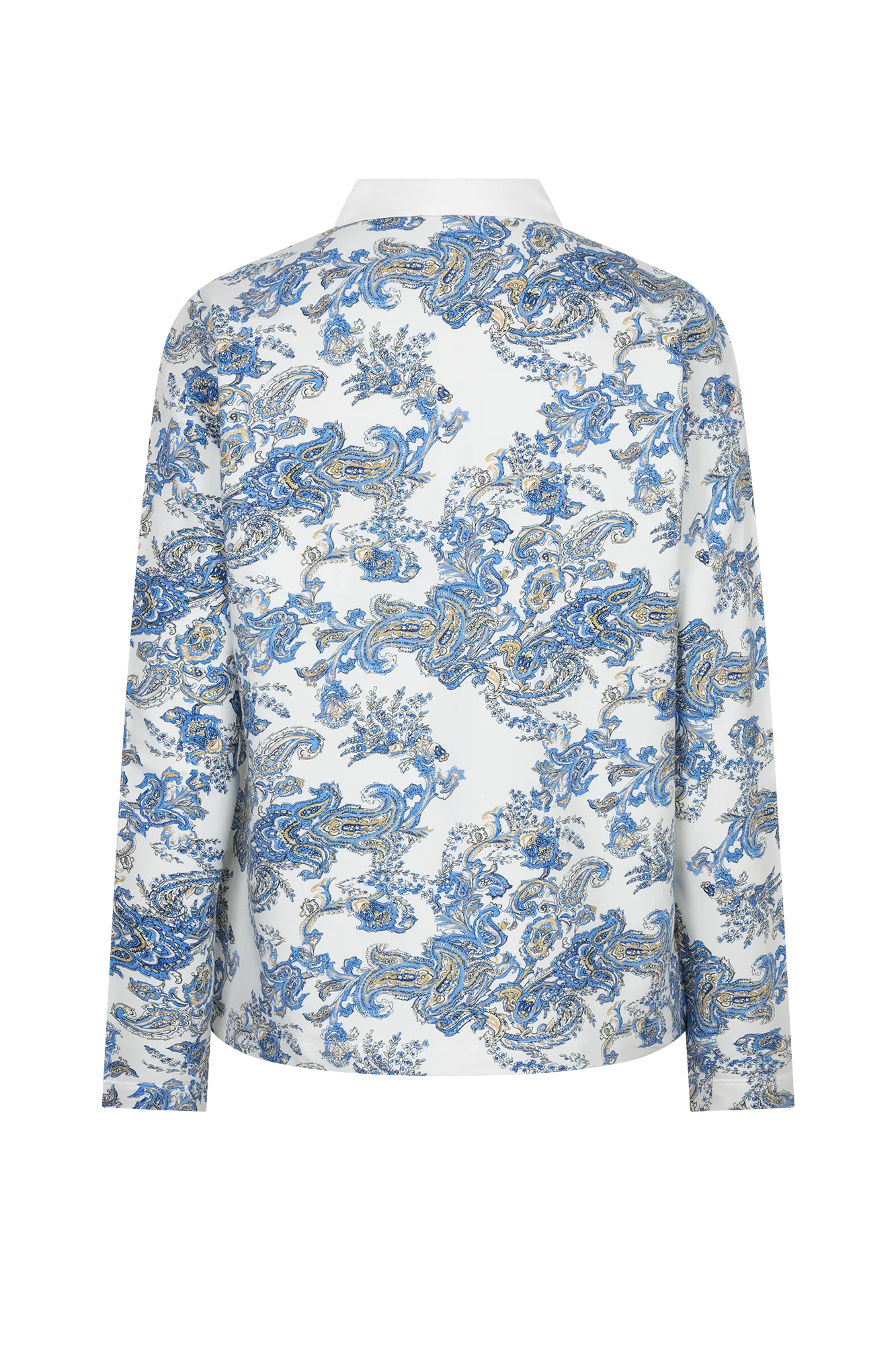 Olina Top Blauw Print - Image 2