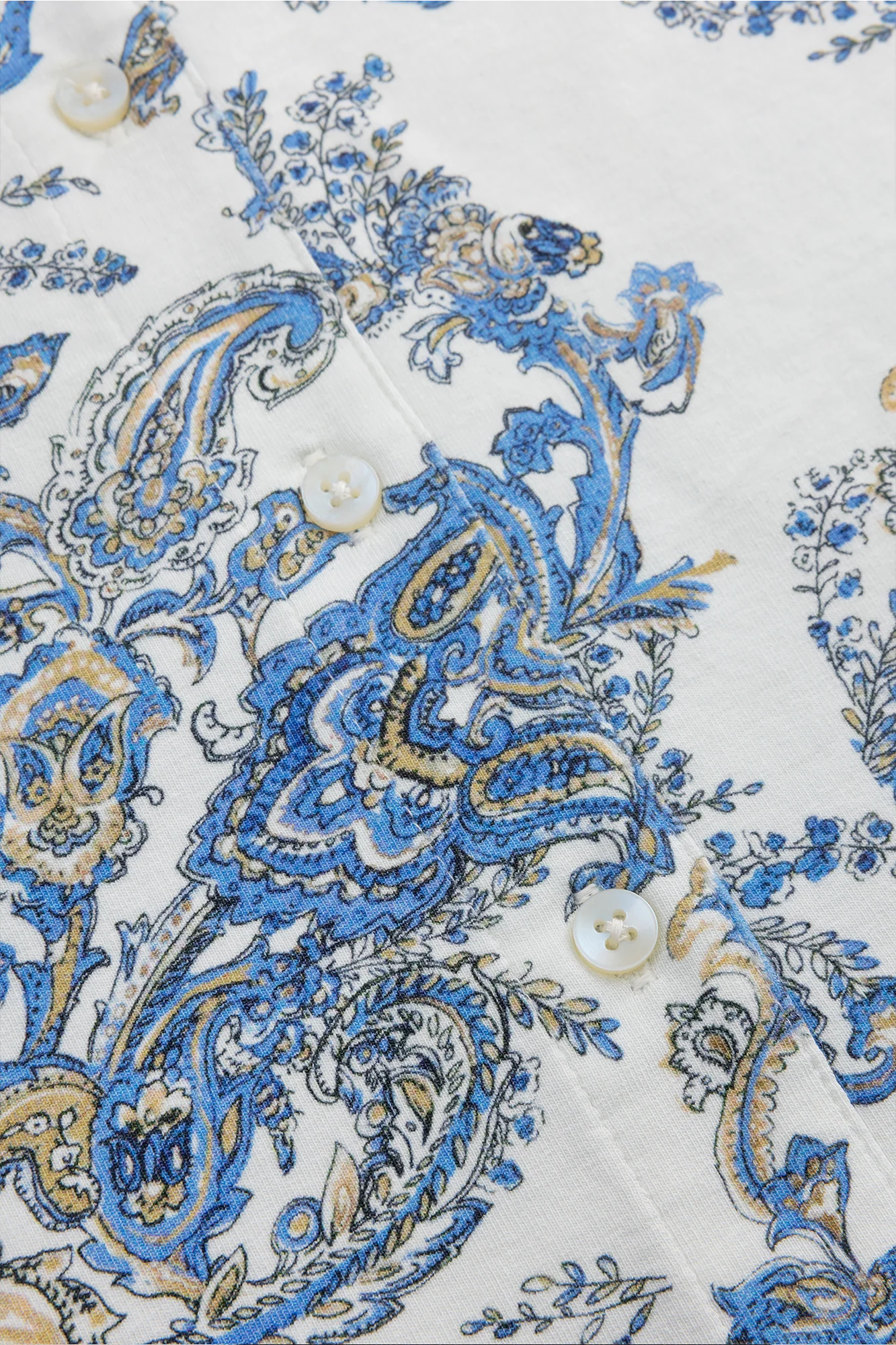 Olina Top Blauw Print - Image 3