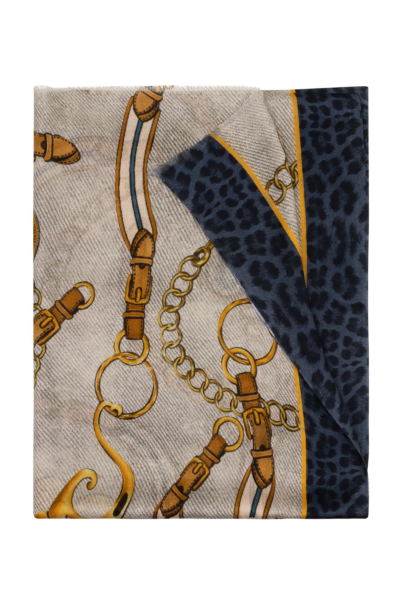 Gilana Shawl Geel Print - Image 2