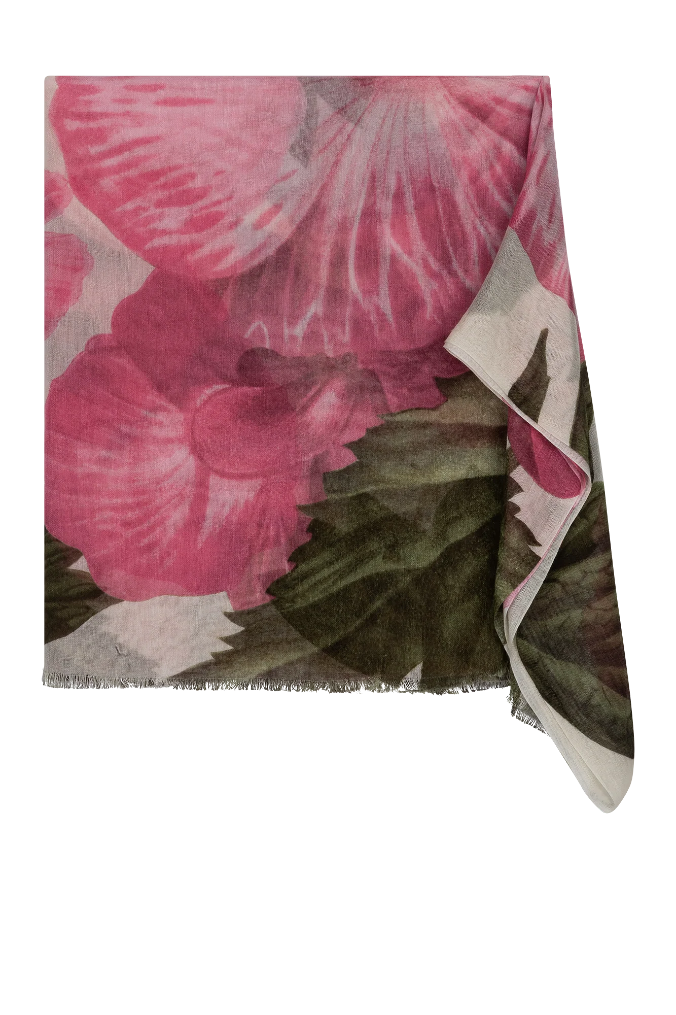 Gitte Shawl Roze Print