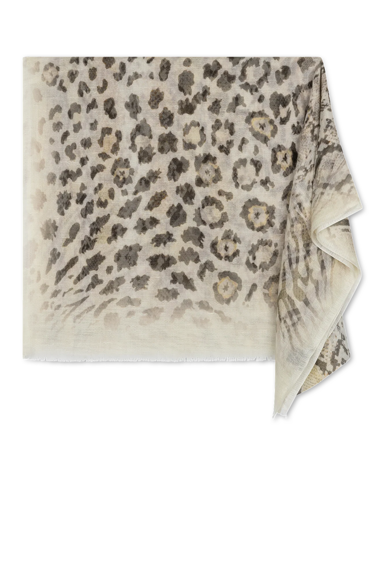 Geeke Shawl Zand Print