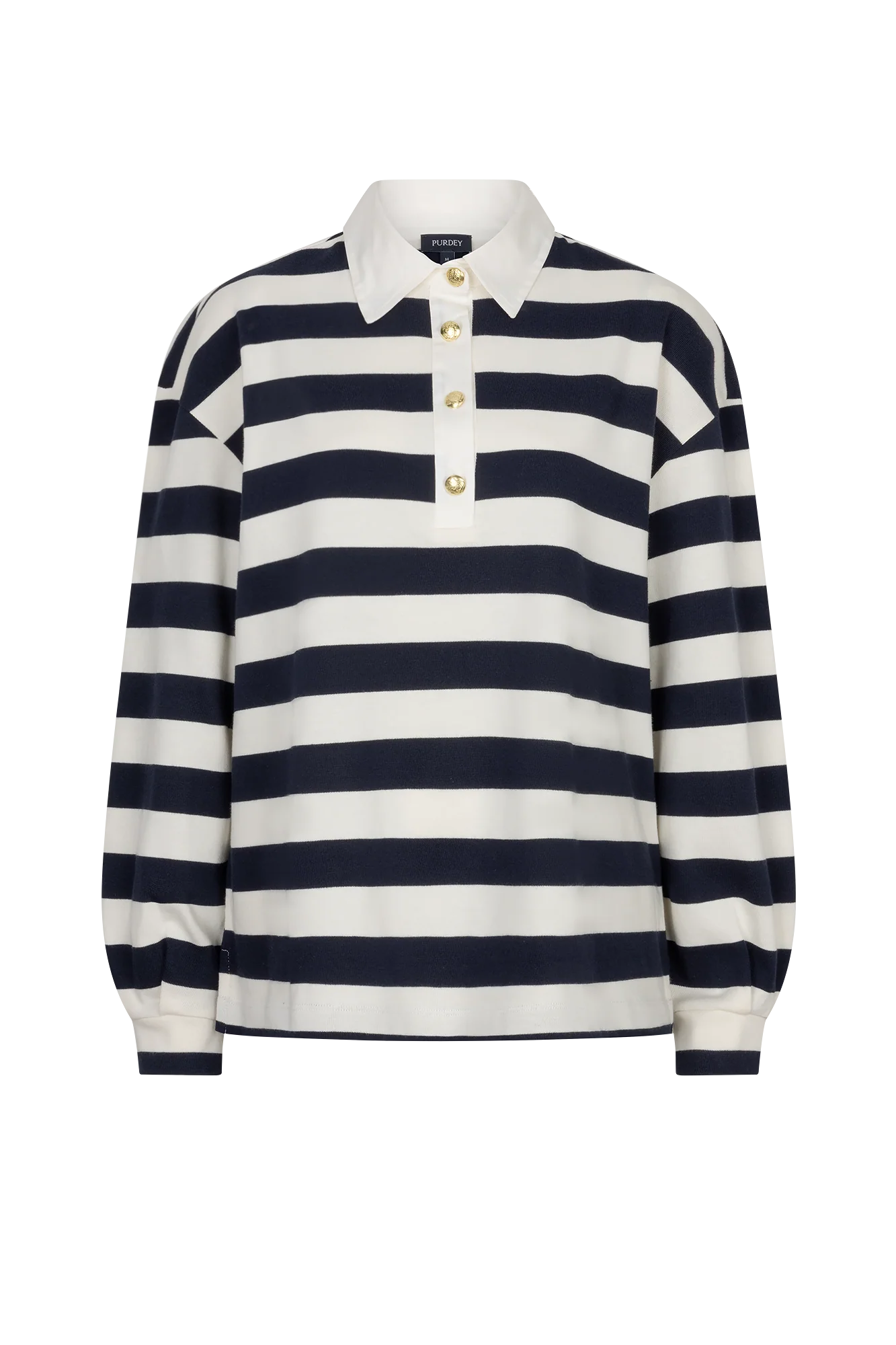 Lia Top Marine-navy Print
